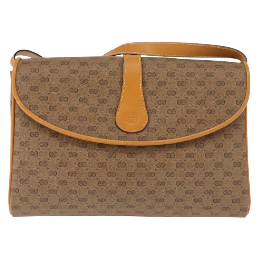 Gucci Micro GG Supreme Shoulder Bag Beige